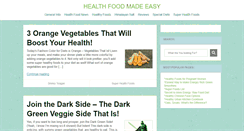 Desktop Screenshot of healthfoodmadeeasy.com