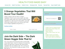 Tablet Screenshot of healthfoodmadeeasy.com